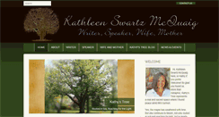 Desktop Screenshot of kathleenswartzmcquaig.com