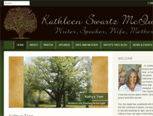 Tablet Screenshot of kathleenswartzmcquaig.com